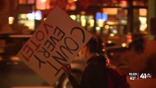 KC demonstrators gather for unity following presidential election