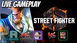 Street Fighter 6 LIVE ONLINE GAMEPLAY!