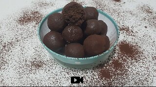 Chocolate and Coconut Truffles / Σοκολατένια Τρουφάκια Με Καρύδα