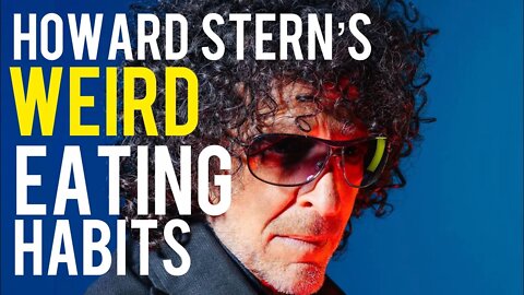 Bob Levy Tells us about Howard Stern's WEIRD Eating & Dietary Habits