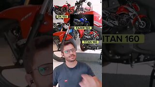 Titan 160 , fazer 150 ou dk 150 ? Qual você escolhe? #shorts #viral