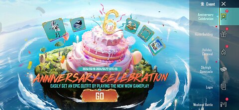 PUBG MOBILE NEW EVENT||6 ANNIVERSARY CELEBRATION