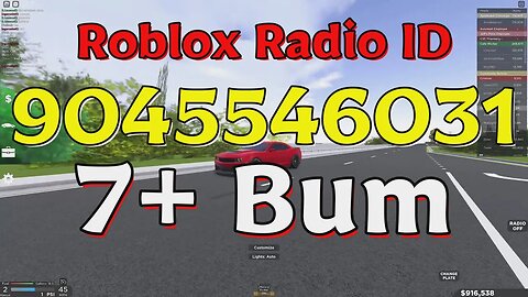 Bum Roblox Radio Codes/IDs