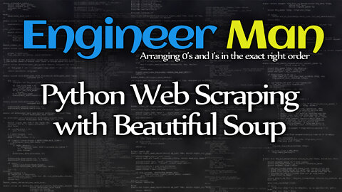 Python Web Scraping with Beautiful Soup and Regex