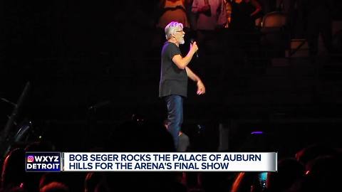 Bob Seger rocks the Palace for the arena's last show