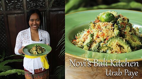 How to Make Urab Paye (Balinese Bitter Melon Salad)
