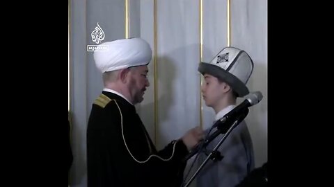 15 yr old Islam Khalilov gets the Russian Muslim Medal for help saveing 100+ people at Crocus attack
