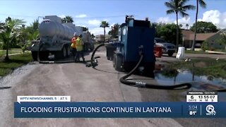 Flooding frustrations continue in Lantana