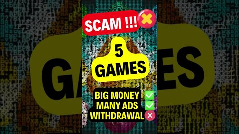 ❤️👍🏻 Heboh!!! 5 Scam Games Penghasil Uang #shorts #gamepenghasiluang #aplikasipenghasiluang