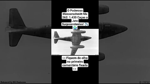 O Poderoso Messerschmitt Me 262: 1.430 Caças a Jato Surpreendentes! ✈️🌍 #ww2 #war #guerra
