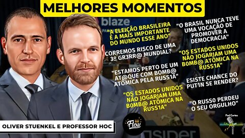 MELHORES MOMENTOS OLIVER STUENKEL E PROFESSOR HOC - Flow Podcast