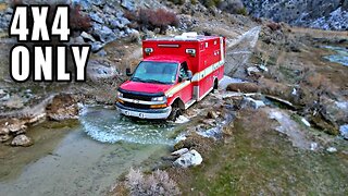 Solo Winter Travel in a 4X4 Ambulance