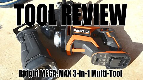 Tool Review - Ridgid MegaMax - Combination Sawzall, Right-Angle Drill, and Rotary Hammer