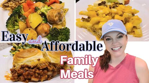 WHAT'S FOR DINNER? | EASY & AFFORDABLE FAMILY DINNERS | NO. 87