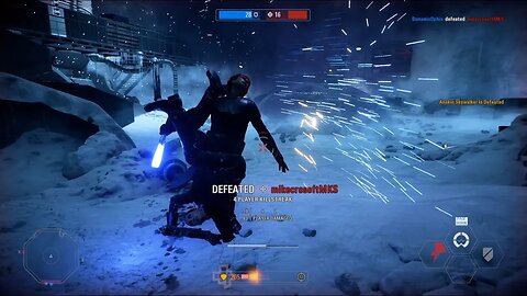 STAR WARS Battlefront II - Best MAX Iden 16,587 Score & 20 Eliminations - Heroes vs Villains - Hoth