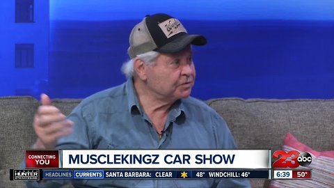 'Crazy Cooter' from 'The Dukes of Hazzard' slides into the studio ahead of the Musclekingz Car Show