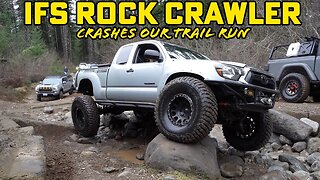 Gnarly 2nd Gen Tacoma Crashes Overlander's Trail Run 😅