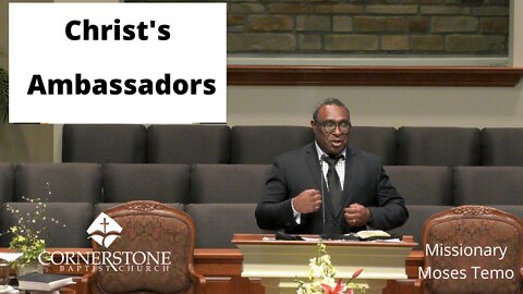 Christ's Ambassadors--Sunday AM--June 5, 2022
