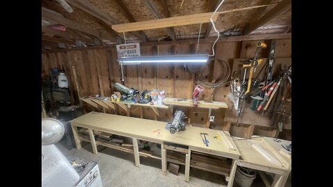 Workbench build with radial arm saw and miter saw ￼part 2 DIY￼