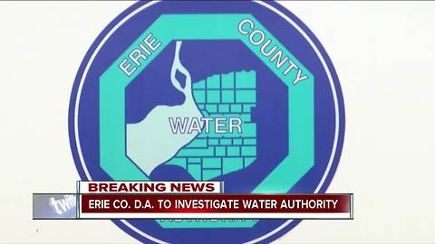 Erie County prosecutors open investigation into Erie County Water Authority