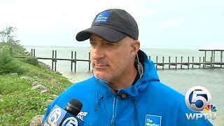 WPTV speaks with The Weather Channel's Jim Cantore in Martin County