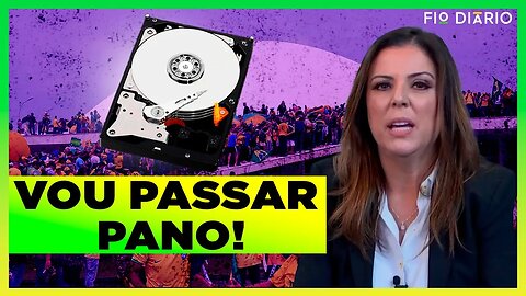 ELAINE KELLER PARABENIZA POR APAGAREM IMAGENS DO 8 DE JANEIRO