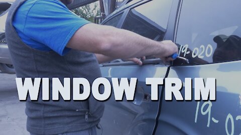 Window Trim Weather Seal Removal - 2009 Subaru Forester