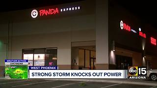 Strong storms knock out power to thousands around the Valley