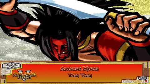 Samurai Shodown V: Perfect - Arcade Mode: Tam Tam