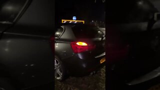 CRASHED BMW