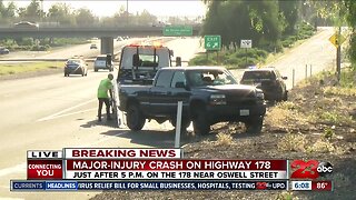 Crash on hwy 178