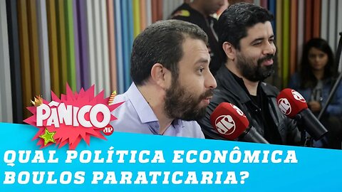 Boulos fala sobre sua política para a economia: 'Sou a favor de mexer em privilégios'