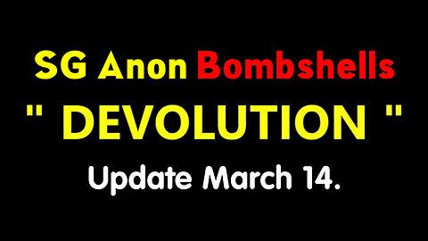 SG Anon Bombshells Mar 14, 2Q24 - BIG EVENT