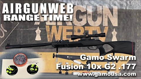 AIRGUN RANGE TIME - Gamo Swarm Fusion 10X GEN2 .177 Some Fun “Out of the Box” testing!