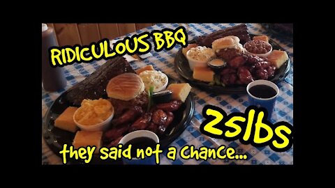 RIDICULOUS Bbq Challenge |ManvFood | 25lb Ribs