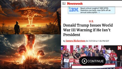 Donald Trump CAN NOT Prevent World War 3 #ww3 #nuclearwarfare