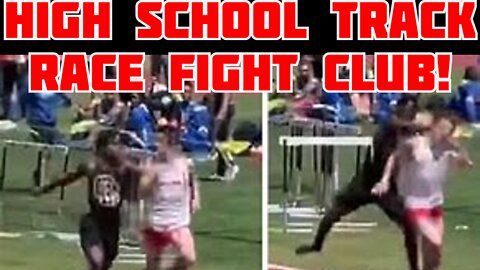 High school track race fight club