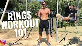 Gymnastic Rings Workout for Beginners | Calisthenics