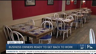 Business Owners Ready To Get Back To Work