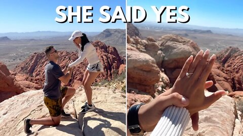 I Asked My Girlfriend To Marry Me On Her Birthday 👰🏽‍♀️🤵‍♂️💍Redrock Canyon Hike/Calico Tanks