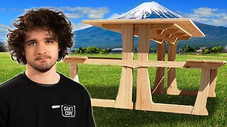 Making a JAPANESE INSPIRED Picnic Bench | Woodworking Project