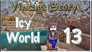 Bear Scare and Base Timelapse! Vintage Story Icy World Permadeath S2 Ep.13
