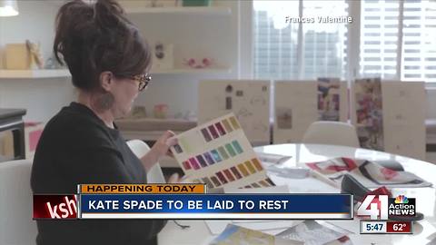 Family and friends will say final goodbye to Kate Spade at funeral today in Kansas City