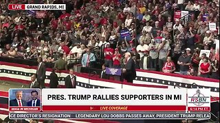 Trump Makes Fun of His Comb-Over at Mich. Rally