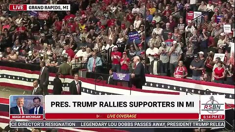 Trump Makes Fun of His Comb-Over at Mich. Rally