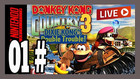 PLATINANDO: Donkey Kong Country 3 (SNES) AO VIVO