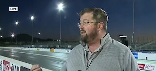 Jeff Motley speaks about NHRA 4-wide National finals starting today