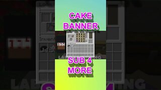 Minecraft: Cake Banner