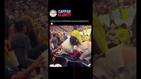 ⚠️DISCLAIMER* Fight breaks out during Lakers and Grizzlies game 2 #basketball