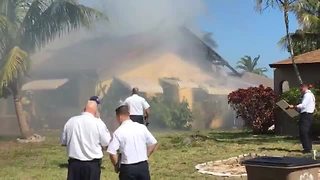 Structure fire damages Cape Coral home